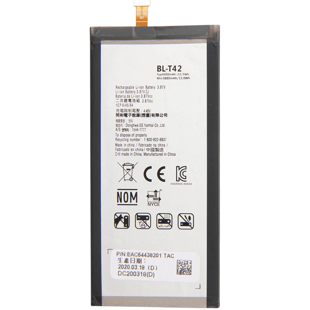 Battery BL-T42 LG G8X ThinQ / V50 ThinQ 5G / V50s ThinQ 5G  G850 LMG850EMW G850QM G850UM 4000mAh Battery BL-T42 LG G8X ThinQ / V50 ThinQ 5G / V50s ThinQ 5G  G850 LMG850EMW G850QM G850UM 4000mAh